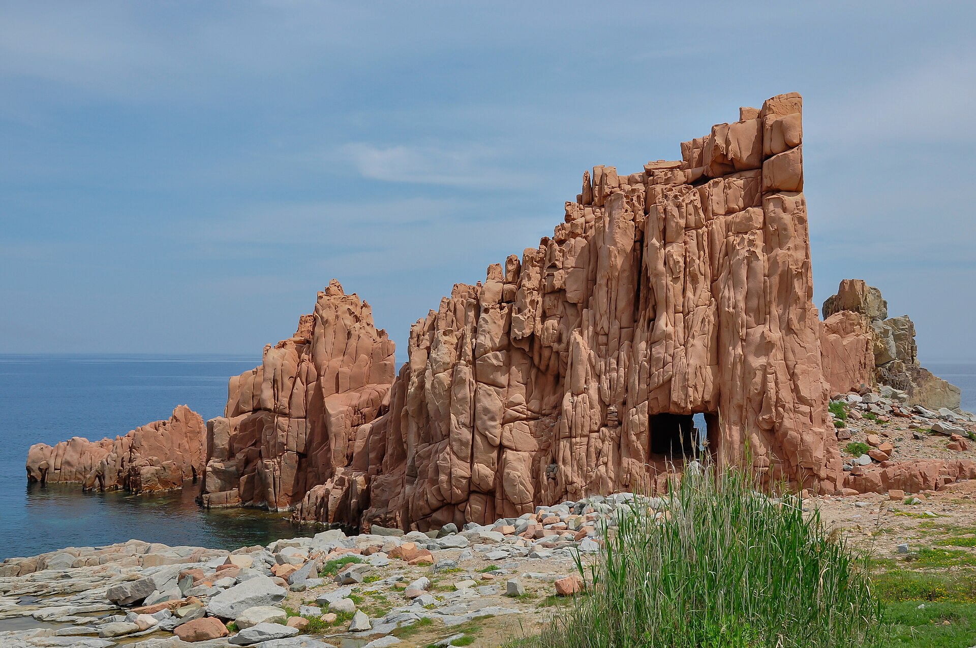 Die roten Porphyrfelsen Rocce Rosse bei Arbatax