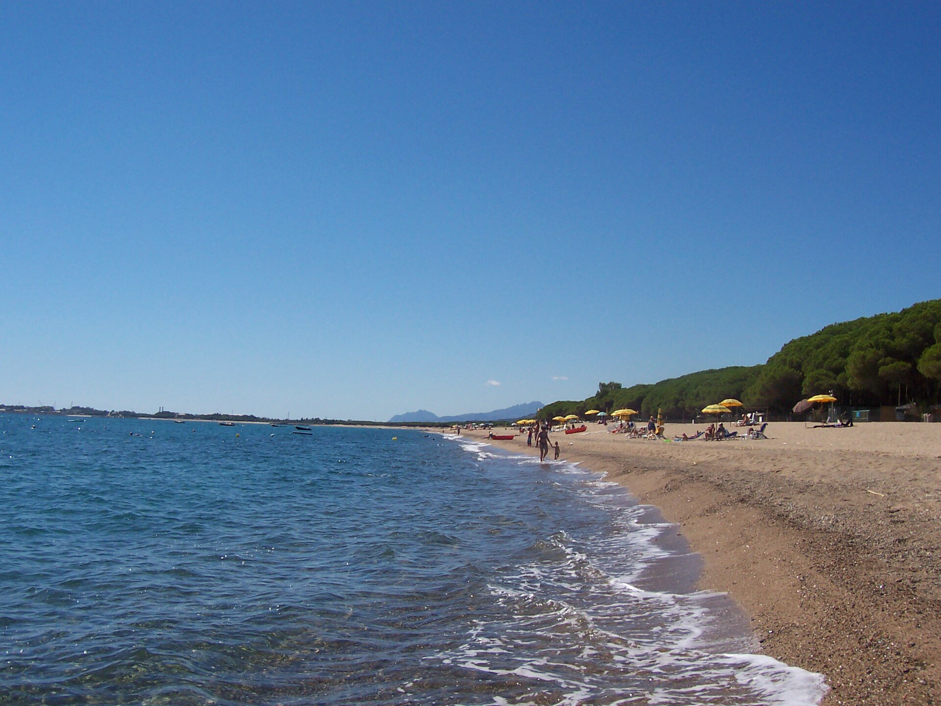 The beach of Polu at Lotzorai